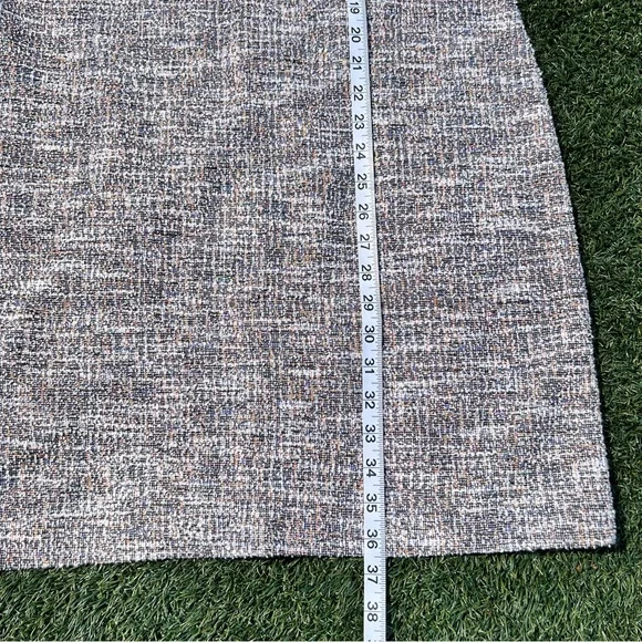 Calvin Klein Multicolor Tweed Short-Sleeve Midi Dress - Picture 6 of 7